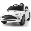 Image de CostwayAston Martin DBX Voiture Electrique 12V Enfants avec Télécommande 2,4G Véhicule Moderne avec Lumières LED et Musique pour 3-8 Ans Blanc