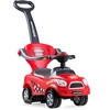 Image de Costway3 en 1 Porteur Enfants Voiture à Pousser avec Garde-corps Volant Espace de Rangement Klaxon Anti-basculement 2-6 Ans rouge