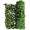 Image de CostwayClôture en Feuillage Artificielle 150 x 240CM avec Feuilles de Lierre en Polyester Protection UV Haie Artificielle Brise Vue Vert