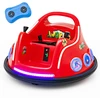 Image de CostwayAuto-tamponneuse Électrique 12 V avec rotation à 360° Télécommande Lumières Musique intégrée Connexion sans Fil pour 3-8 Ans Rouge