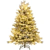 Image de CostwaySapin de Noël Artificiel de 135cm avec 688 Branches & 200 Lumières LED