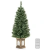 Image de CostwaySapin de Noël Artificiel 120 cm 116 Branches 100 Lumières LED 3 Modes Luminosité Réglable Télécommande Minuterie Vert