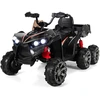 Image de Costway12V Quad Electrique Enfants avec Lumières LED et Musique Véhicule Electrique Enfants avec Démarrage Lent Charge 30kg 129 x 69 x 72 cm Noir