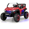 Image de CostwayVoiture électrique Enfant 12 V Télécommande pour 3-8 Ans 2 Vitesses Ressort de Suspension Charge 59KG 118x74x71CM Rouge