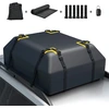 Image de CostwayPorte-bagages de Toit pour Voiture de 0,4m³ Sac à Bagages de Toit Étanche pour Tous Les Véhicules sans Support