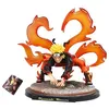 Image de Figurine Naruto Animation Uzumaki Naruto première forme Collection Modèle Jouet 20cm avec tapis de souris Naruto