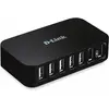 Image de D-Link Dub-H7 (USB-B, 7 ports), Station d’accueil + hub USB, Noir