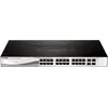 Image de D-Link Dlink 24 10/100/1000 Base-T Port (28 ports), Switch réseau, Argent, Noir