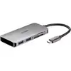 Image de D-Link DUB-M610 (USB-C, 6 ports), Station d’accueil + hub USB, Argent, Noir