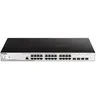 Image de D-Link DGS 1210-28P/ME - Commutateur - Géré - 24 x 10/100/1000 (PoE) + 4 x Gigabit SFP - Montable sur rack - PoE (193 W)