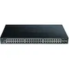 Image de D-Link DGS-1250-52XMP Commutateur Gigabit PoE 52 ports Smart Managed PoE+ 4x 10G (52 ports), Switch réseau, Noir