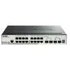 Image de D-Link DGS 1510-20 - Commutateur - C3 - intelligent - 16 x 10/100/1000 + 2 x Gigabit SFP + 2 x 10 Gigabit SFP+ - de bureau, Montable sur rack