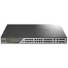 Image de D-Link DSS 200G-28MP - Commutateur - Géré - 24 x 10/100/1000 (PoE) + 4 x combiné 1000Base-T - Montable sur rack - PoE (370 W)