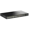 Image de D-Link SmartPro DGS-1530-52P - Commutateur - intelligent - 48 x 10/100/1000 (PoE+) + 4 x 10 Gigabit SFP+ - de bureau, Montable sur rack - PoE+ (370 W)