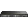 Image de D-Link 48 Ports GE PoE(30W) + 4 (52 ports), Switch réseau, Noir