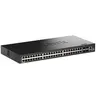 Image de D-Link SmartPro DGS-1530-52 - Commutateur - intelligent - 48 x 10/100/1000 + 4 x 10 Gigabit SFP+ - de bureau, Montable sur rack