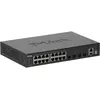 Image de D-Link 16 Ports GE + 4 Ports 10G SFP+ Smart Managed Switch (20 ports), Switch réseau, Noir