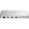 Image de D-Link 9-IN-1 USB-C 4.0 DOCKING (USB-A, USB-C, 9 ports), Station d’accueil + hub USB, Argent, Gris