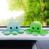 Image de peluche de Poulpe Réversible Doux 19cm E -Bleu et vert