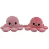 Image de Animal en peluche de Poulpe Réversible Doux 20cm-Rose
