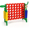 Image de CostwayJeux Puissance 4 Géan Multifonction 3 en 1 avec Panier de Basket-ball Jeu d’Anneaux au Côté avec 42 Anneaux Géants Vert