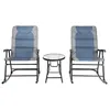 Image de Salon de Jardin Giantex 2 Personnes - Bleu e Gris