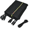 Image de CostwayFilet de Sécurité pour Trampoline 366 cm avec 8 poteaux Fermeture Eclair Double et Boucles de Protection Intérieur/Extérieur