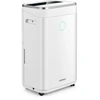 Image de CostwayDéshumidificateur Portable 25L/Jour 30m2 avec Réservoir 6,5L Drainage Continu Minuterie 24H 2 Modes et 2 Vitesses
