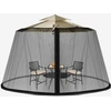 Image de CostwayMoustiquaire pour Parasol en Maille Polyester avec Fermeture Eclair et Base Remplissable pour Parasol de ø2,5 à 3 m Noir