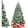 Image de Sapin de Noël Enneigé/Arbre de Noël Artificiel 230CM avec 1346 Branches Aiguilles en PVC230CM