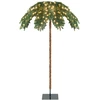 Image de CostwaySapin de Noël Artificiel de 180 cm avec 250 Lumières LED Blanc Chaud 813 Branches pour Porche Maison