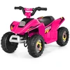 Image de CostwayQuad Buggy Electrique pour Enfant 6 V 4,5AH Voiture pour Enfants de 3 Ans+ Rose