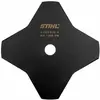 Image de Stihl, Machine de jardinage : accessoires, 40017133801 Disque 4 bords d'attaque herbe (Herbicide, Fil de coupe + bobine de fil)