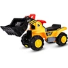 Image de CostwayTracteur pour Enfant, Pelleteuse Manuelle Vocal de Quatre Pneus pour Enfant Jouet