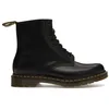 Image de Dr. Martens 1460 Botte à lacets en cuir lisse Noir Baskets unisexes 11822006 37