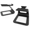 Image de Kanto SE2 Supports de haut-parleurs de bureau surélevés pour petits haut-parleurs et moniteurs de studio (1 paire, Support, Non mobile), Pied + support mural pour enceinte, Noir