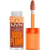 Image de NYX Professional Make-Up, Rouge à lèvres + gloss, Nyx Duck Plump (Brown of Applause)