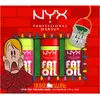 Image de NYX Professional Make-Up, Soin pour les lèvres, NYX - Professional Makeup Fat Oil Lip Drip Trip Coffret cadeau de maquillage (Huile à lèvres, Kit de soin des lèvres)