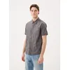 Image de Crew Ss Button Up Shirt par Salty Crew Gris S Accessoires