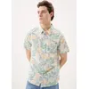 Image de Crew Ss Button Up Shirt par Salty Crew Blanc M Accessoires