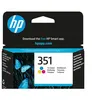 Image de HP 351 - 3.5 ml - couleur (cyan, magenta, jaune) - original - cartouche d'encre - pour Deskjet D4268; Photosmart C4483, C4486, C4488, C4524, C4583, C4585, C4588, C5225