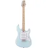 Image de Sterling Guitars Cutlass SSS Daphne Blue Forme ST