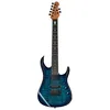 Image de Guitare 7 cordes Sterling JP157 Dimarzio Quilted Maple Cerulean Paradise