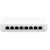 Image de Ubiquiti UniFi Switch Lite USW-Lite-8-POE - Commutateur - Géré - 8 x 10/100/1000 (4 PoE+) - de bureau, fixation murale - PoE+ (52 W)
