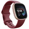 Image de Fitbit Versa 4 - 40 mm - rose cuivre - montre intelligente avec bande - jus de betterave - taille du bracelet : S/L - Bluetooth, NFC