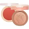 Image de J.Cat Beauty, Fard à joues, 2 In 1 Piece Of Cake Blush and Highlighter Mcflirty (McFlirty, teinte corail dorée)