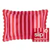 Image de SLIP slip taie d'oreiller pure soie avec un contour festonné - queen