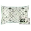 Image de Slip Pure Silk Queen Pillowcase with Lace Trim - Wintergreen Oreiller 1 art.