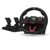 Image de HORI Roulette de course sans fil Apex (PC, PS4, PS5), Manette, Noir