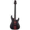 Image de Schecter C-1 Rob Scallon Signature Satin Dark Roast Forme ST